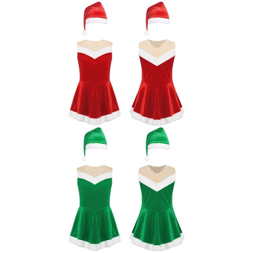 Kinder mädchen weihnachtsmann - kinder,