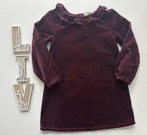 Kleid samt lila - h&m,