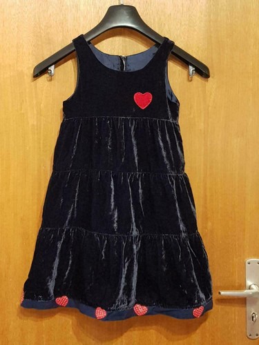 0789c samt kleid - ,