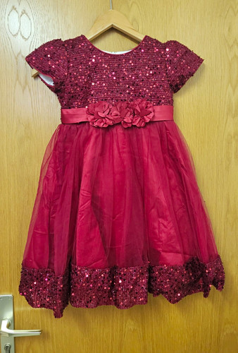 Mädchen abendkleid 128 - abendkleid,
